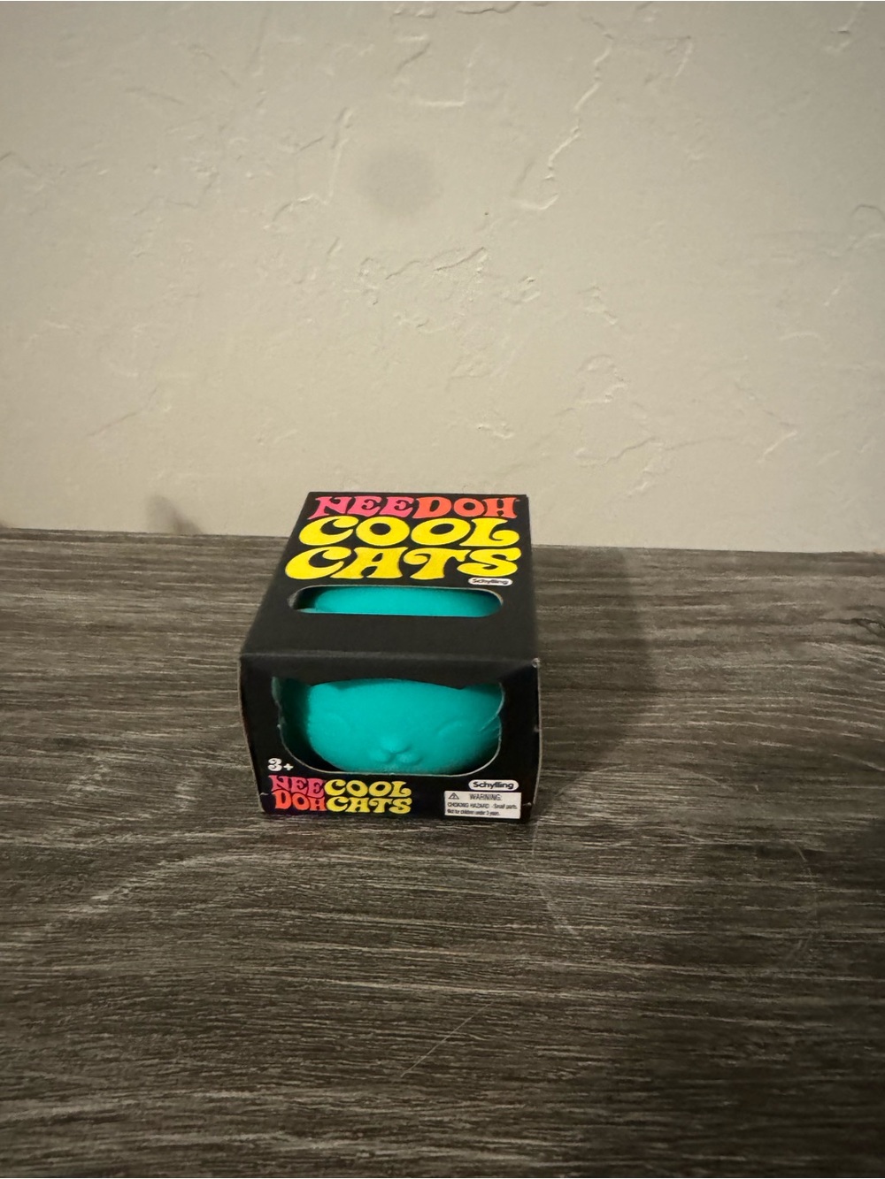 NEEDOH Cool Cats Teal Squishy Toy